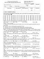 Đáp án & đề ktra HK1 Lý 11 (mã đề 122) (new)