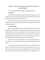 MỘT SỐ VẤN ĐỀ LÝ LUẬN CHUNG VỀ KẾ TOÁN VẬT LIỆU Ở DOANH NGHIỆP