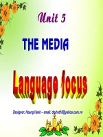 unit 5 - language focus