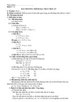 Chuyen de Bat phuong trinh on thi vao lop 10