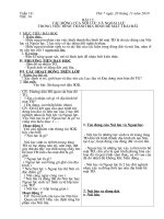 Giáo án Địa Lí 6 Tuần 14