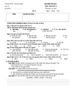 kt Sinh 9 có đáp án