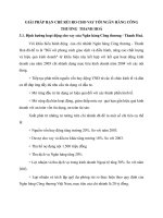 GIẢI PHÁP HẠN CHẾ RỦI RO CHO VAY TỚI NGÂN HÀNG CÔNG THƯƠNG  THANH HOÁ