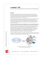 LoopStar® 700 Circuit Emulation Technology Extends TDM Services Over Packet Networks