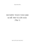 52 bộ đề thi toán Olympic 2000