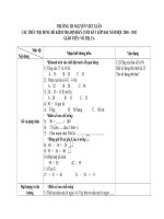 CAU TRUC DE KIEM TRA CUOI KI 1 MON TOAN LOP 2