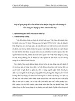 Một số giải pháp đề xuất nhằm hoàn thiện công tác tiền lương và tiền công lao động tại Nhà khách Dân tộc