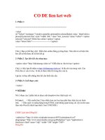 Code để liên kết Website