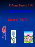 UNIT 8 - WRITING (G8)