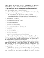 THỰC TRẠNG VỀ TỔ CHỨC KẾ TOÁN CHI PHÍ, DOANH THU, XÁC ĐỊNH KẾT QUẢ CỦA CÔNG TY VIỄN THÔNG QUỐC TẾ (VTI).