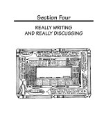 REALLY WRITING AND REALLY DISCUSSING