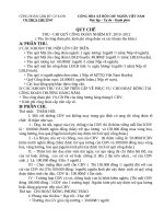 quy định thu chi công đoàn