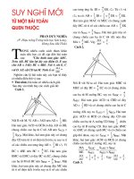 Cái hay của một bài toán