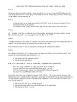 Đề thi hóa Phan Bội Châu