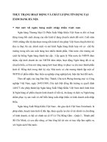 THỰC TRẠNG HOẠT ĐỘNG VÀ CHẤT LƯỢNG TÍN DỤNG TẠI EXIM BANK HÀ NỘI