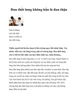 Đau thắt lưng không hẳn là đau thậnNên đi khám sớm để chẩn đoán và điều