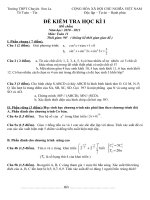 Đề + ĐA KT HKI 11CB+NC (10-11)