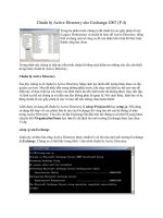 Chuẩn bị Active Directory cho Exchange 2007 (P.4)