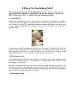 Chống lão hóa không khó!