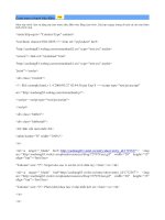 menu nhanh tiêu điểm