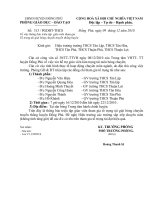 số 313/pgdđt-thcs ngày 09/12/2010 V/v điều động giáo viên làm trong tài giải bóng chuyền TT huyện