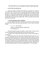 VÔ TUYẾN SỐ VÀ CÁC GIAO DIỆN SỬ DỤNG TRONG HỆ GSM