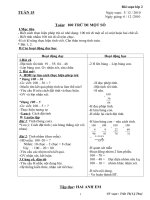 giáo án lớp 2  tuần 15