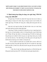 NHỮNG KIẾN NGHỊ VÀ GIẢI PHÁP NHẰM NÂNG CAO CHẤT LƯỢNG ĐỐI VỚI DOANH NGHIỆP TƯ NHÂN TẠI NGÂN HÀNG VP BANK CHI NHÁNH DÃ TƯỢNG - HOÀN KIẾM - HÀ NỘI