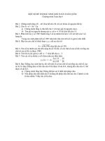 MỘT SỐ ĐỀ THI HỌC SINH GIỎI TOÁN TOÀN QUỐC Chương trình Toán lớp 6