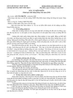 BẢN TỰ KIỂM ĐẢNG VIÊN CỦA GIÁO VIÊN THPT