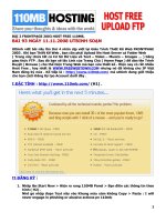 BÀI 2: FRONTPAGE 2003 HOST FREE 110MB.