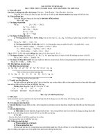 ÔN TẬP HÓA VÔ CƠ 12_ĐẠI CƯƠNG VỀ KL