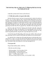 Tình hình thực hiện các chính sách về  bồithường thiệt hại trên địa bàn thành phố hà nội