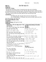 Tiet 37. ON tap hoc ki I