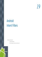 Android Intent Filters