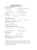 Đề cương Toán 6 HKII