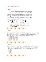 Trắc nghiệm dao động điều hòa - Đề 3