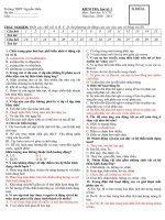 KT HK I- có đáp án