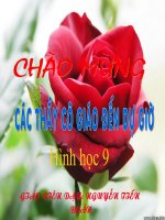 Liên hệ giữa dây & khoảng cách từ tâm đến dây