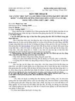 Bai thu hoach sau 4 năm hoc tap va lam theo tam guong dao duc Ho Chi Minh