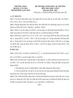 ĐÊ THI HSG HOA 9 NĂM HỌC 2010 - 2011