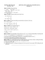 dề thi chất lướng toán 11