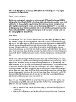 Thư tín di động trong Exchange 2003 Phần 1