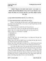 THỰC TRẠNG TỔ CHỨC KẾ TOÁN  VẬT LIỆU VÀ PHÂN TÍCH TÌNH HÌNH CUNG CẤP VÀ SỬ DỤNG VẬT LIỆU Ở CÔNG TY CP XÂY DỰNG LẮP MÁY ĐIỆN NƯỚC HÀ NỘI