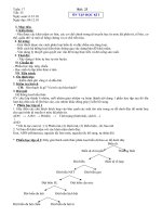 tiết 35, sinh 12: ÔN TẬP HỌC KÌ I