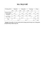 đề thi HK I Toán 6