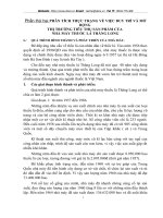 Phần thứ hai PHÂN TÍCH THỰC TRẠNG VỀ VIỆC DUY TRÌ VÀ MỞ RỘNG