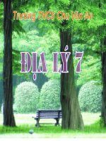 Tiết 19 - Địa 7 - Ô nhiễm môi trường đới ôn hòa