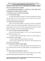 CƠ SỞ LÝ LUẬN CHUNG VỀ TÀI CHÍNH DOANH NGHIỆP VÀ PHÂN TÍCH TÀI CHÍNH DOANH NGHIỆP