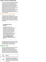 General Troubleshooting